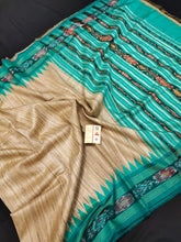 Pure tussar ghicha saree
